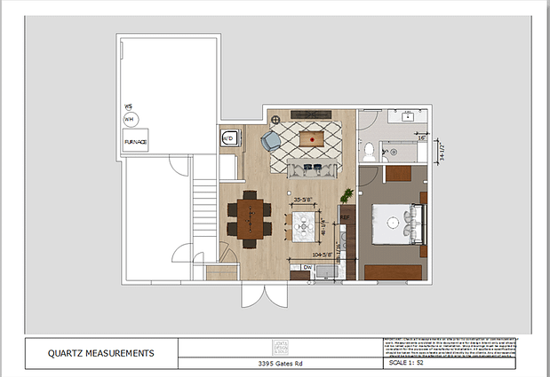 Basement Suite Space Plan
