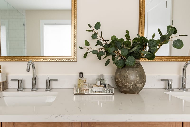 transitional vanity styling